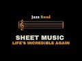 Download Lagu The Incredibles - Life's Incredible Again | Jazz Band (Sheet Music/Score)