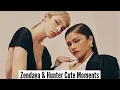 Zendaya Hunter Schafer Cute Moments