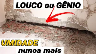PRA QUE ISSO? OLHA O QUE FEZ NA PAREDE COM UMIDADE.. acabou a INFILTRAÇÃO PRA SEMPRE