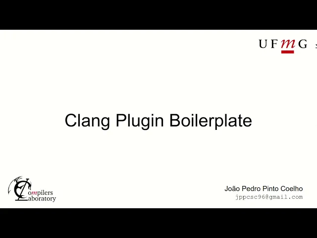 Clang Plugins Boilerplate