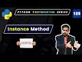 How to Use Instance Methods in Python Object-Oriented Programming