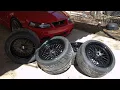 Installing CCW Classics onto the terminator cobra ARP wheel stud install