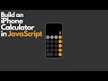 Coding iOS iPhone Calculator with html css and javascript - ASMR Programming no talking