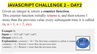 JavaScript Challenge 2 Leetcode Challenge 2 Learn Javascript