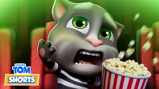 Halloween at the Cinema 😱🍿 Talking Tom Shorts | Cartoons for Kids