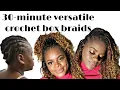 Step-By-Step DIY Beginner Friendly Versatile Box Braids Braidless Illusion Crochet Dorsanee hair