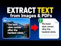 How to Extract Text from Image Screenshot PDF - Easy Methods for Fast Conversion