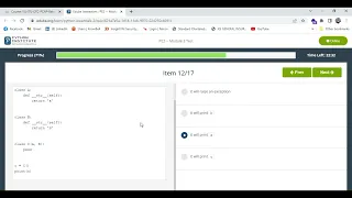 Cisco Programming Essentials in Python - PCAP PE 2 Module 3 Test CISCO Python Essential
