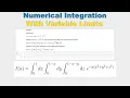 Numerical Integration with Variable Limits in Python