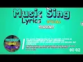 BYE MI AMOR - EFECTO SR FT MARCO MARROQUIN (Karaoke/Lyrics Oficial) Music Sing Lyrics🎵
