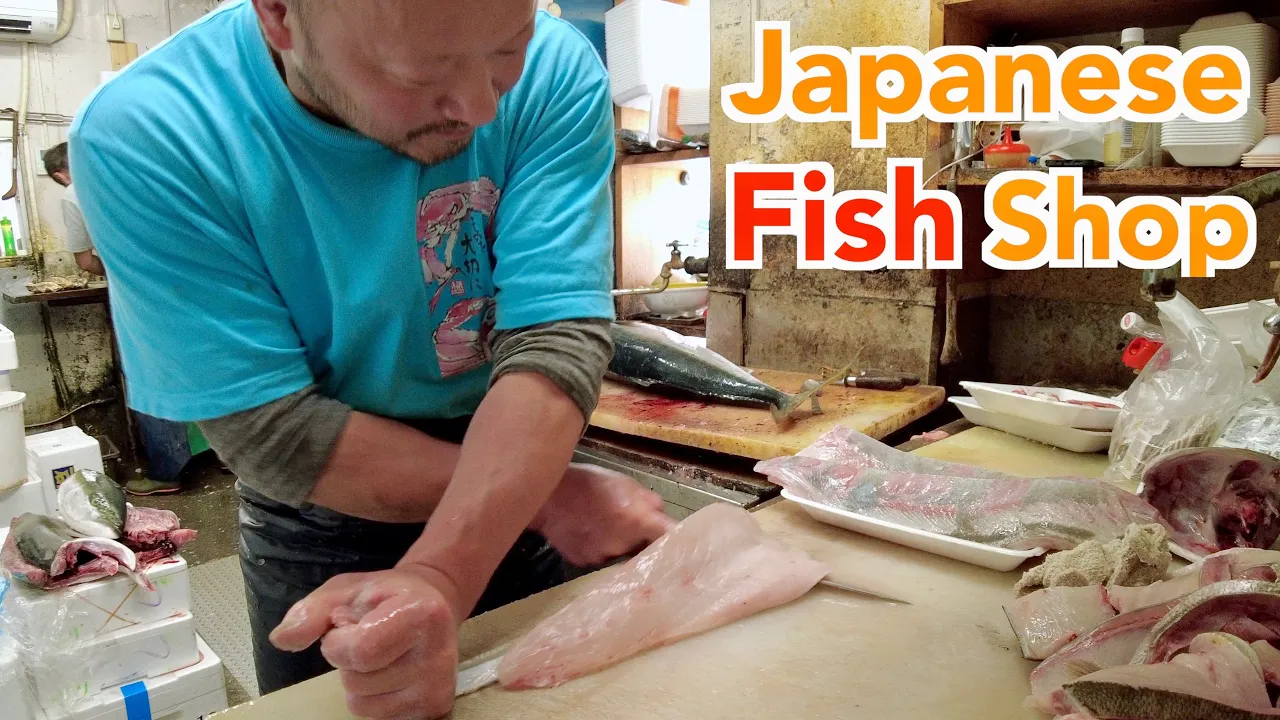 A Day in the Life of a Tokyo Fishmonger! Witnessing the Pro Skills!