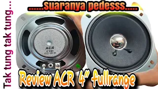 Download Speaker acr fullrange 4 inch tes dan review mantap MP3