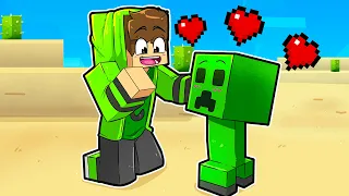 لقد تبنيت كريبر في ماين كرافت 