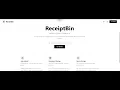 ReceiptBin - Upload Store Organize Receipts Full Stack Project React Supabase Tailwind
