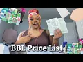 BBL LIPO 360 PRICE LIST EXPENSES FOR BBL Dr William