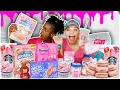 We Only Ate PINK FOOD For 24 HOURS IMPOSSIBLE CHALLENGE