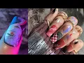 Nail Art Tutorial - Nezuko Demon no Yaiba Anime Nails Designs