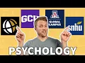 Best Online Psychology Degree Programs SNHU vs Purdue Global vs Grand Canyon vs Capella University