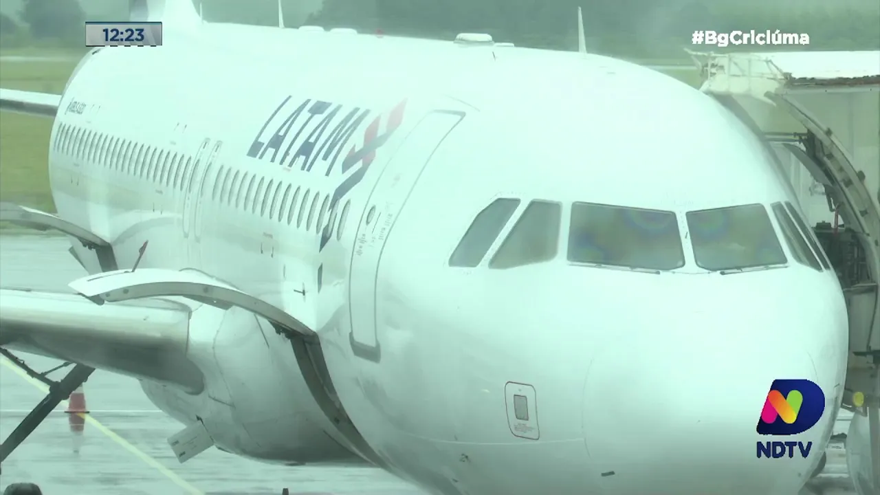 Expectativa para retomada dos voos da Azul no aeroporto em Jaguaruna