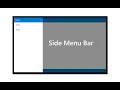 How to create Sidebar menu using HTML CSS JQuery