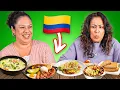 Mexican Moms Try COLOMBIAN Food