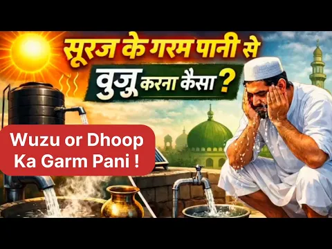 dhoop ke garam pani se wuzu karna kab makrooh hai | sun light wale pani se ghusl wuzu ki tafsil