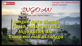 Download guai INGO'AN (Sanggar Seni Sekala Beghak Pekon Kotabesi) MP3