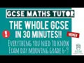 Everything You Need For a Grade 6-9 in Your GCSE Maths Exam in 30 Minutes Higher 16th May 2024