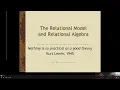 BIS 3753 - Chapter 9 Lecture Relational Model and Relational Algebra