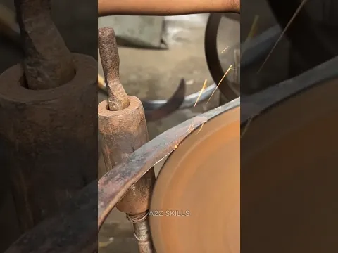 Sickle Making Process ⚒️ | Metal Shaping & Finishing