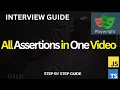Playwright Assertions Full Tutorial Auto-Retry vs Non-Retry Explained