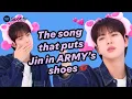 Lagu [CC] BTS Jin shares the song that reminds him of ARMYㅣSpotify Happy Bus