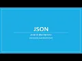 JSON Data Format Training
