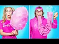 Download Lagu 24 Uur Alleen ROZE HUID eten 🍭🌸 Grappige Uitdaging \u0026 GEKke Food Hacks