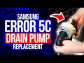 SAMSUNG DISHWASHER ERROR CODE 5C SUMP PUMP REPLACEMENT LETS FIX IT