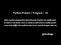 EP 10 Language Python Program Project I go2collage