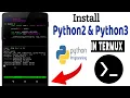How to install Python2 and Python3 in termux Termux hacking Hacking with Android