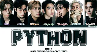 GOT7 - PYTHON Color Coded Han Rom Eng