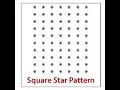 C Program Print Square Star Pattern