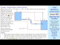 Fluid Mechanics Lesson 08G More Pipe Flow Examples