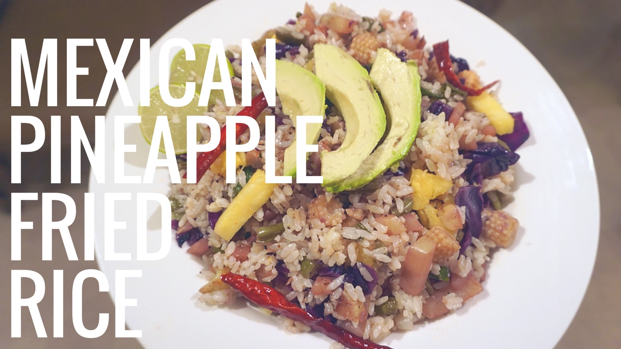 Mexican Pineapple Fried Rice   Neto Vlog 1