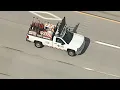 FULL CHASE Law enforcement chases suspect in stolen truck
