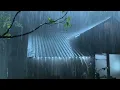 Calm Your Anxiety Within 3 Minutes to Sleep Instantly with Heavy Rain & Thunder on Tin Roof at Night