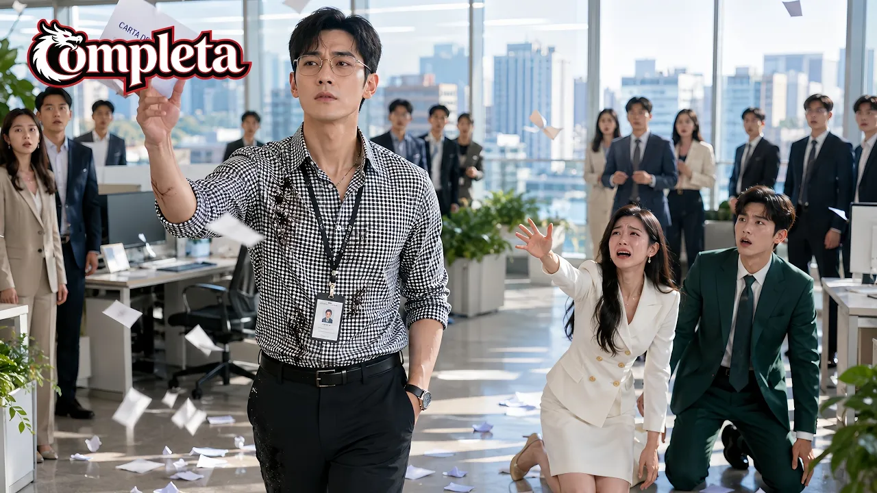She fired him and stole his job—he smiles and walks away. Days later, she's on her knees begging ... poster