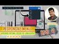 Responsive Navigation Menu Bar using HTML CSS JavaScript Jquery Toggle Menu Rajan Tech Shows