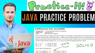Java Practice It Exercise 16 21 surroundWith LinkedList instance methods