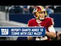 Reports Giants Agree to Terms with QB Colt McCoy New York Giants