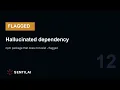 npm install for a package that doesn t exist hallucinated dependency flagged