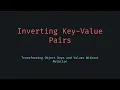 Invert Key Value Pairs in Object
