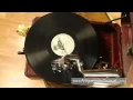 Very Rare Columbia Model 100 Suitcase Gramophone in Red. Amazing Condition. Great Britain, 1915